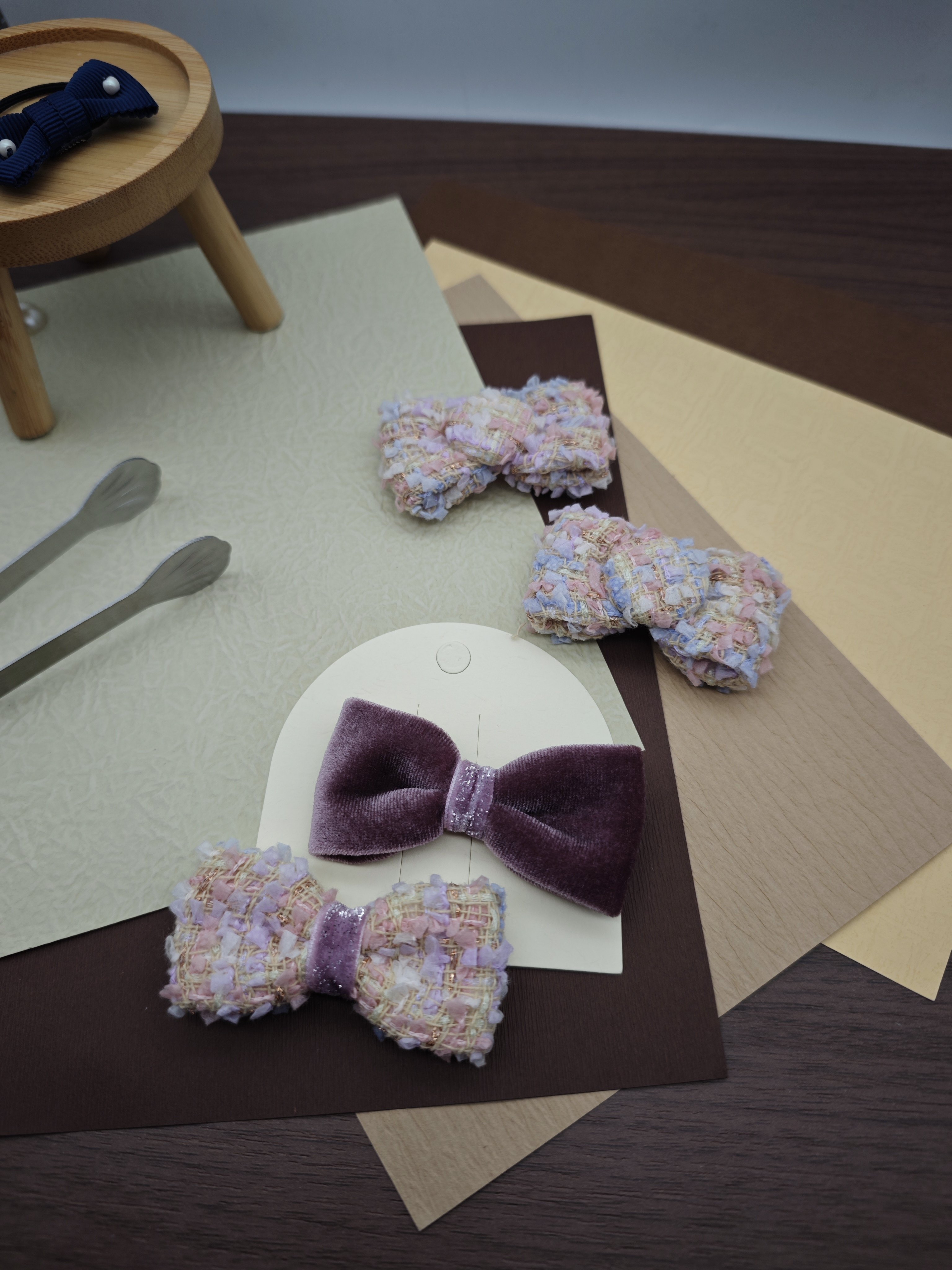 秋冬新款丝绒蝴蝶结发夹女高级感儿童女孩小香风发饰头饰宝宝,童装/婴儿装/亲子装,发饰,淘宝优惠券,粉丝福利购,淘宝优惠卷