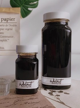 美国walnut胡桃木墨水 英文书法专用点尖蘸水笔 ESEROP圆体花体