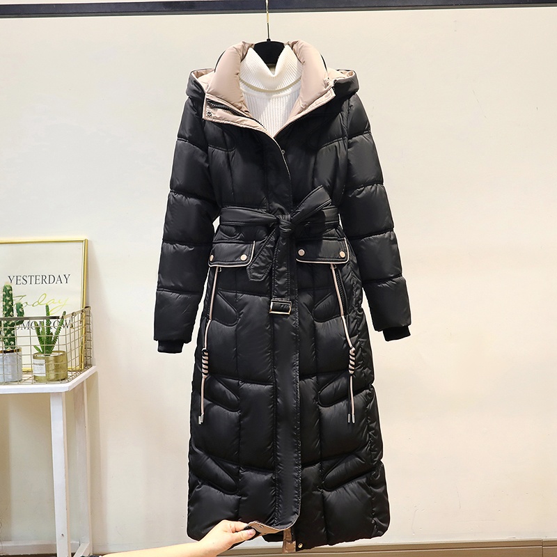 2025韩版长款羽绒棉服