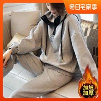 卫衣其它女装裤时尚洋气运动休闲套装女冬加绒加厚2020新款女潮