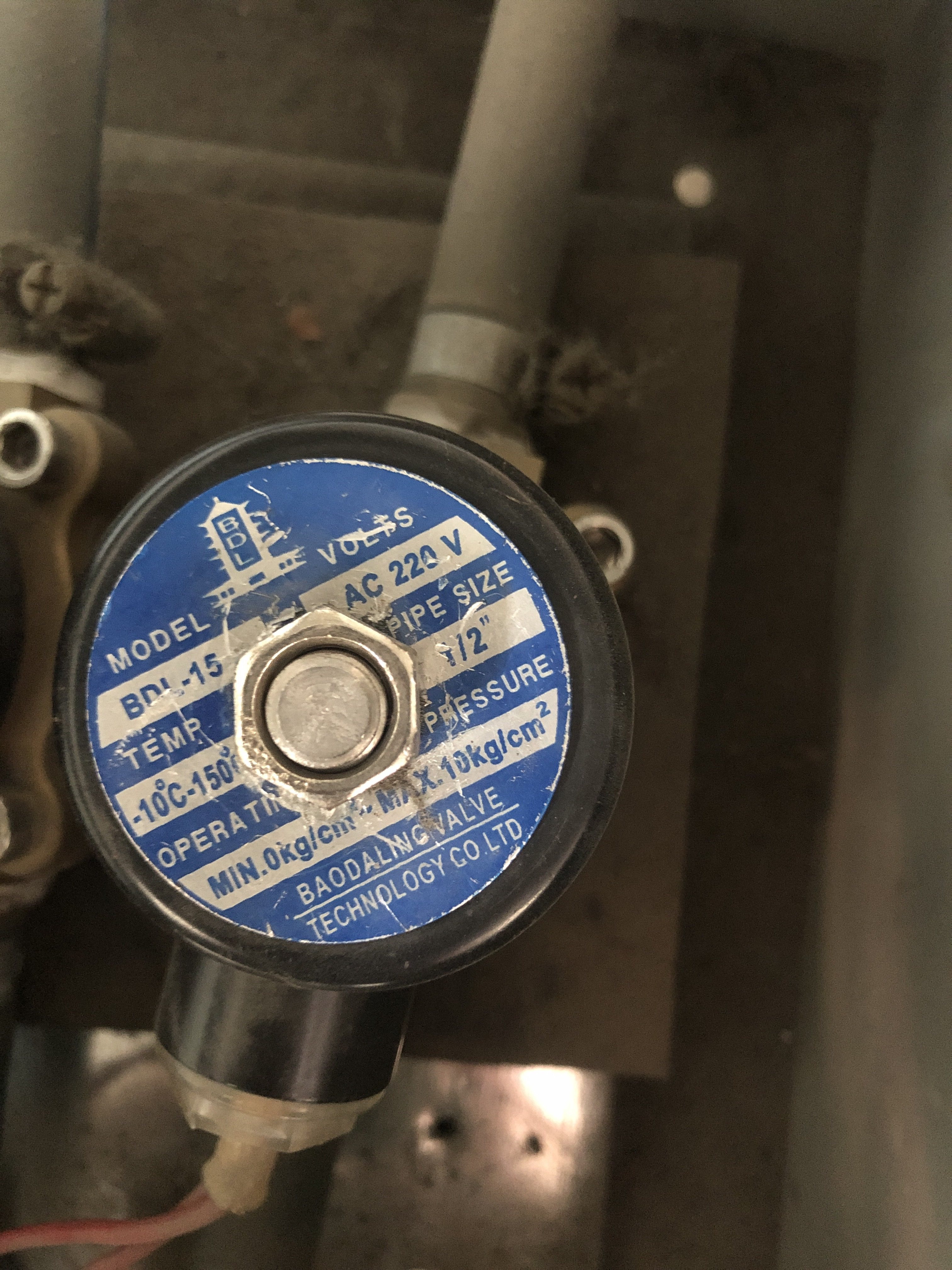 常闭高温铜电磁阀水阀开关AC220V气阀控制阀放水伐2W-160-15 4分