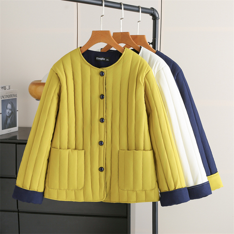 2025冬季加肥加大码女装200斤胖MM南国蒂尼帝伦奴棉衣棉袄棉服966