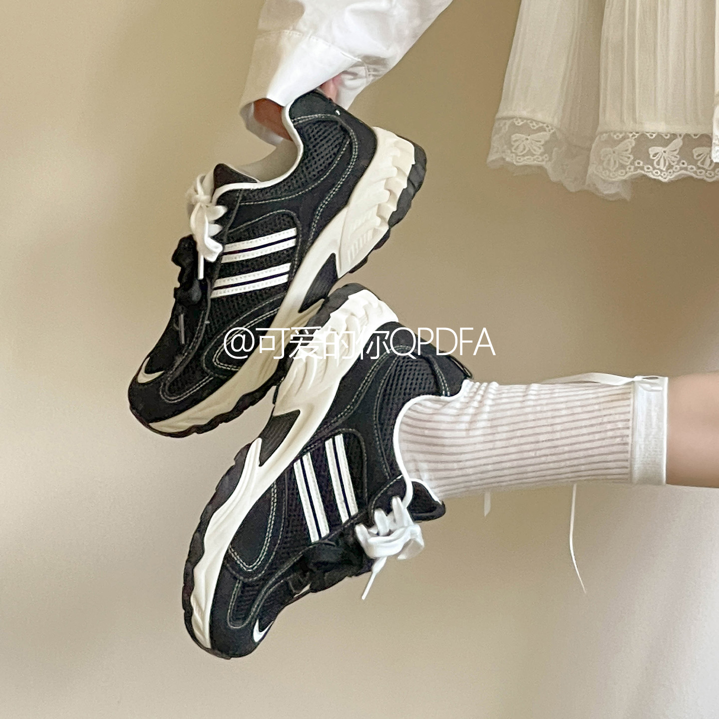 可爱的你百搭厚底老爹鞋女款2025新款秋季女鞋韩系休闲板鞋运动鞋