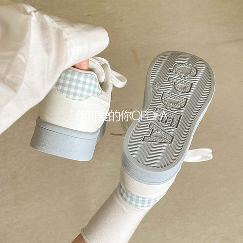 可爱你厚底板鞋女鞋面包鞋子女