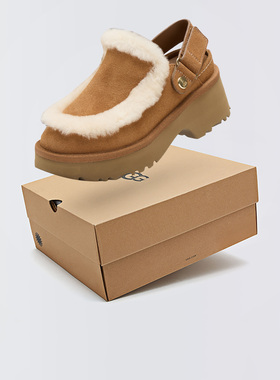 UGG Esmee Clog秋季新款女款经典厚底溢毛休闲包头鞋1173331-CHE