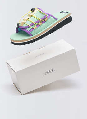 SUICOKE Olas-Ecs 日系男女户外一字拖休闲凉拖鞋OG-154A-MINT