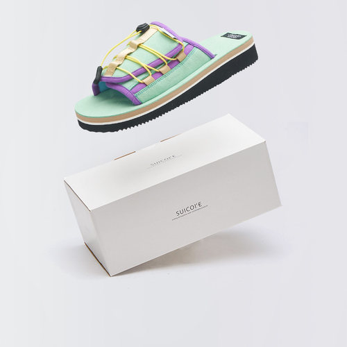 SUICOKE Olas-Ecs 日系男女户外一字拖休闲凉拖鞋OG-154A-MINT