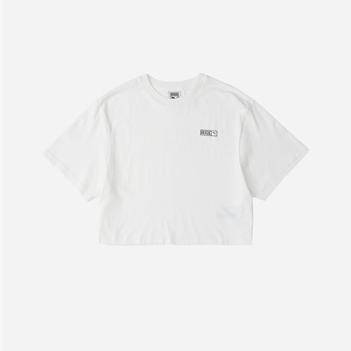 Puma/彪马 X ROSÉ Relaxed Tee 女短款运动休闲T恤633806-77