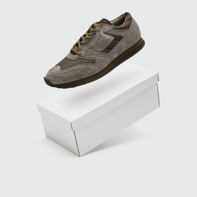 Reproduction Of Found 男款复古薄底休闲拼色运动休闲鞋1800FS