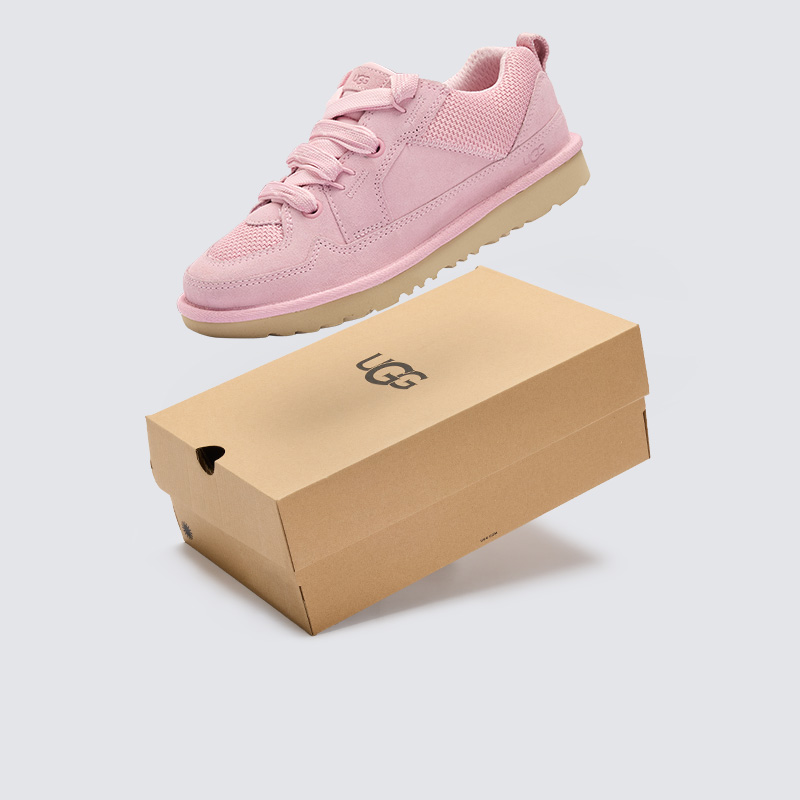 UGG Lowmel 新款时尚舒适粉色平底休闲运动鞋雪地靴 1166490K-PKJ