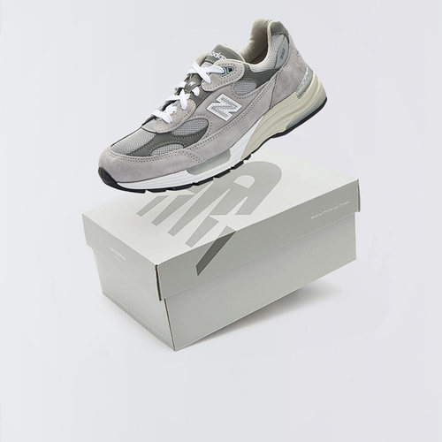 New Balance/NB992系列舒适百搭防滑耐磨运动鞋低帮跑步鞋 U992GY