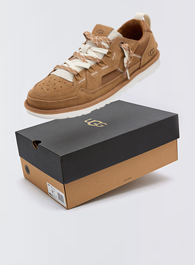 UGG Low Profile Sneaker男女低帮棕色复古低帮休闲鞋1177035-CHE