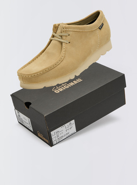 Clarks Wallabee GTX复古英伦麂皮方头系带男休闲鞋 261792527