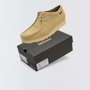 Clarks Wallabee GTX复古英伦麂皮方头系带男休闲鞋 261792527