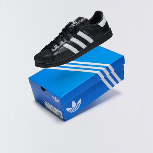 Adidas/阿迪达斯 Superstar Sq 三叶草皮面方头贝壳头板鞋KI0201
