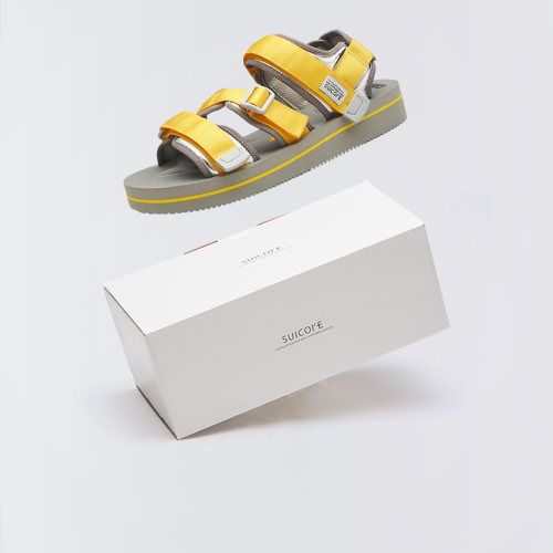 SUICOKE Sisee-Veu3日系撞色可调节魔术贴凉鞋 OG-044VEU3-YELLOW