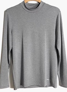 豪门内衣新款男士弹力中领上衣羊毛保暖长袖打底衫秋衣MG774041