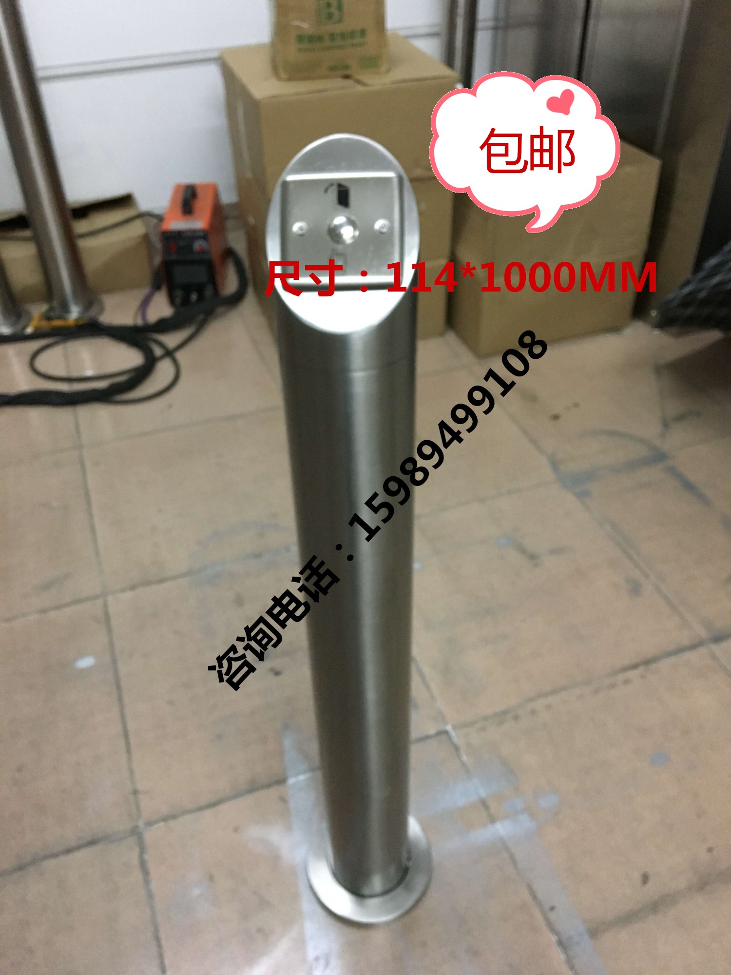 m89立柱防水按钮门禁读头