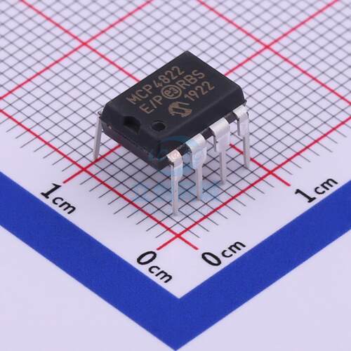 原装 MCP4822-E/P MICROCHIP/美国微芯 PDIP-8 数模转换芯片