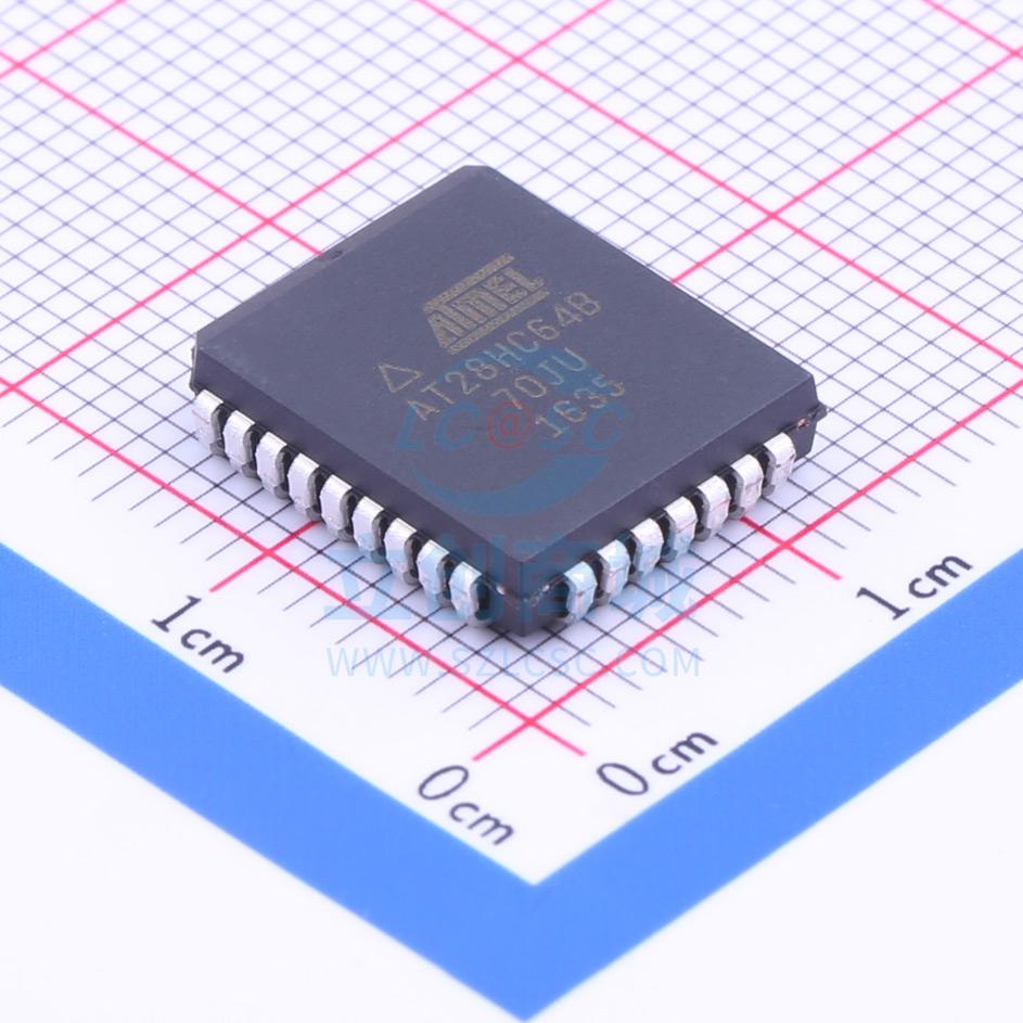 原装 AT28HC64B-70JU MICROCHIP/美国微芯 PLCC-32 储存器IC芯片