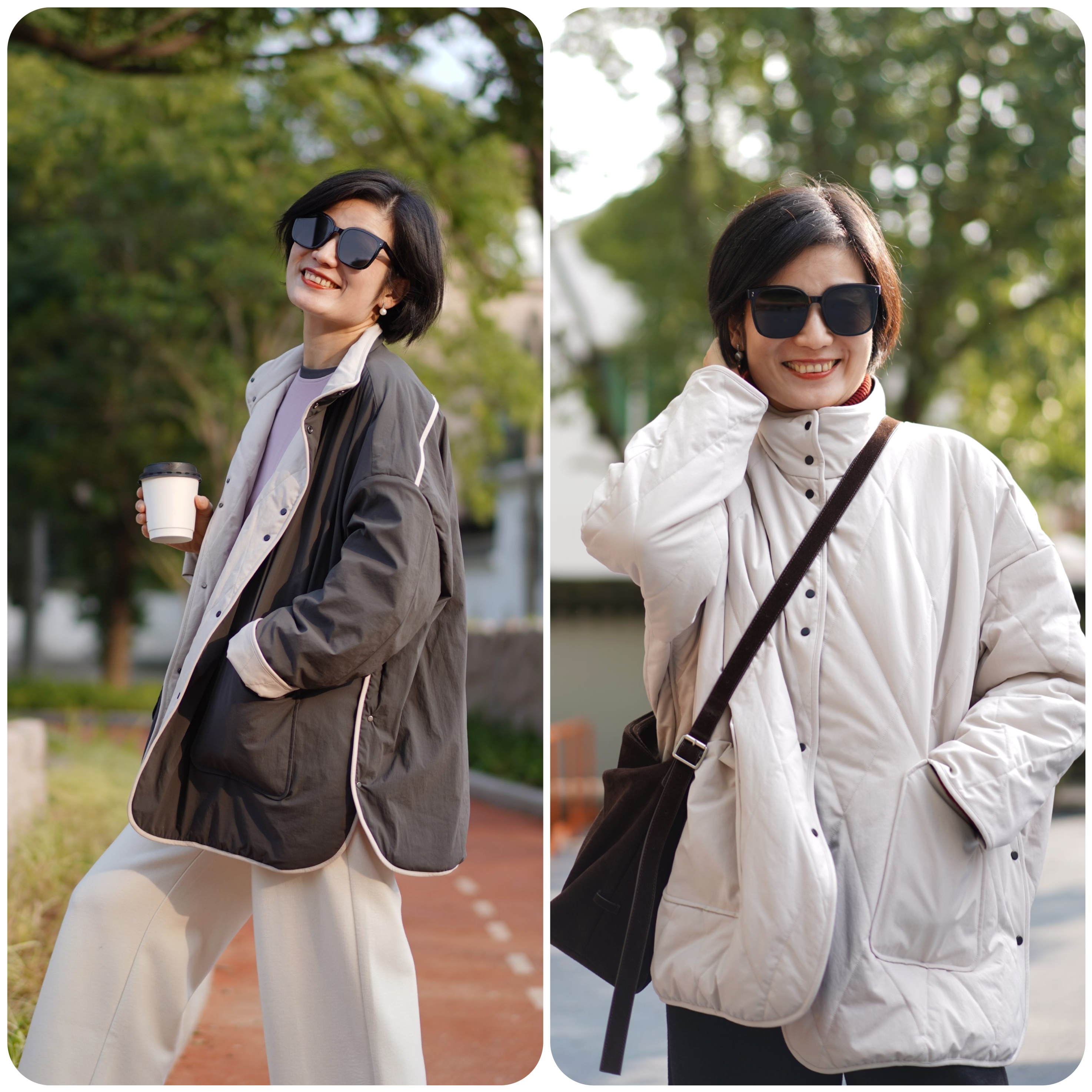 两面可穿超有性价比暖和棉服