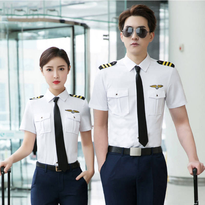 衬衫工作服制服男女同款