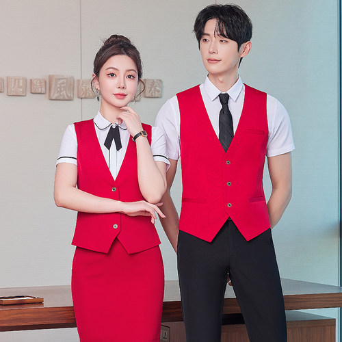 马甲职业工作服男女商务工装