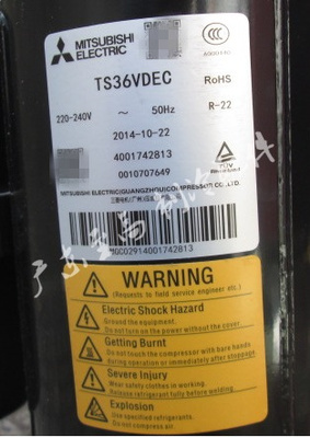 三菱空调TS36VDEC压缩机2匹