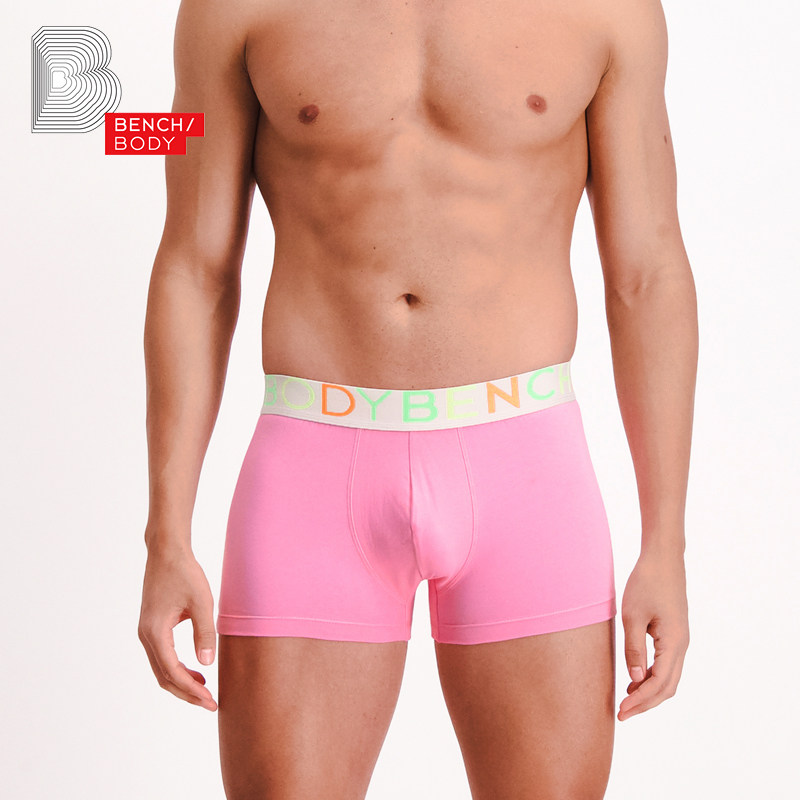 bench/BODY/奔趣2024春夏新品男士棉中腰平角内裤糖果色BXM0311