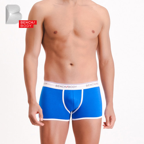 bench/BODY/奔趣2023秋新品男士时尚撞色棉质中腰平角内裤BXM0308