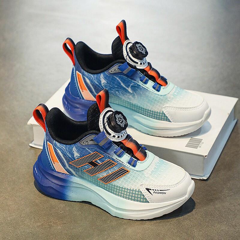 男童鞋子春款2025新款儿童网面运动鞋中大童小学生男孩软底跑步鞋