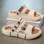 2025新款 外穿防滑耐磨休闲运动凉拖青少年海边沙滩凉鞋 男夏季 拖鞋