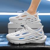 外穿防滑全包凉拖青少年运动海边沙滩洞洞鞋 凉鞋 2025新款 夏季 男士