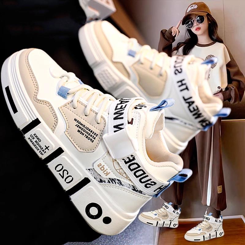 高帮板鞋女款冬款2025新款初中学生女鞋大码41厚底运动鞋