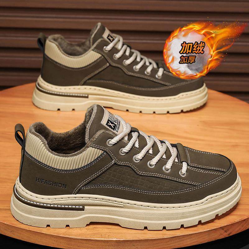 男鞋2025新款冬季男士户外运动防滑工装马丁靴加绒保暖厚底二棉鞋,流行男鞋,单鞋,淘宝优惠券,粉丝福利购,淘宝优惠卷