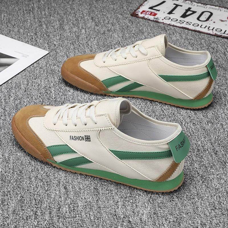 男鞋夏季透气2025新款运动帆布板鞋软底防滑开车休闲阿甘华夫潮鞋,流行男鞋,帆布鞋,淘宝优惠券,粉丝福利购,淘宝优惠卷