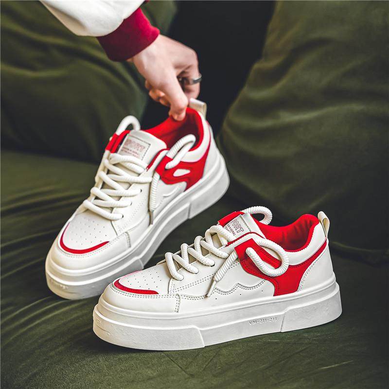 莆田男鞋秋冬季学生厚底低帮小白鞋男款潮流运动休闲板鞋2025新款,流行男鞋,休闲板鞋,淘宝优惠券,粉丝福利购,淘宝优惠卷