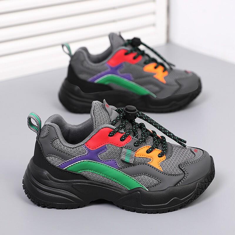 男童鞋春款2025新款双网透气儿童运动鞋中大童学生软底男孩跑步鞋