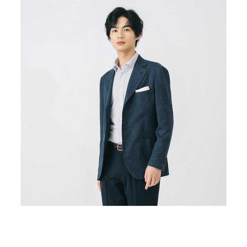 代购BEAMS男士夹克透气轻盈混纺薄款通勤商务外套爆款简约