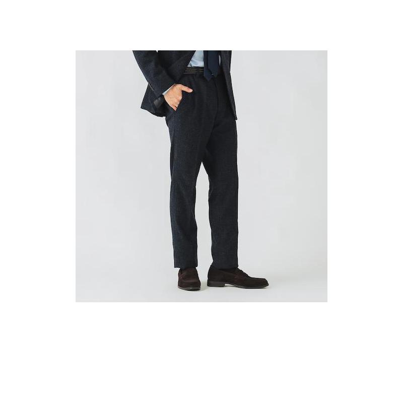 代购BEAMS男士休闲裤透气舒适棉质直筒办公休闲长裤百搭简约