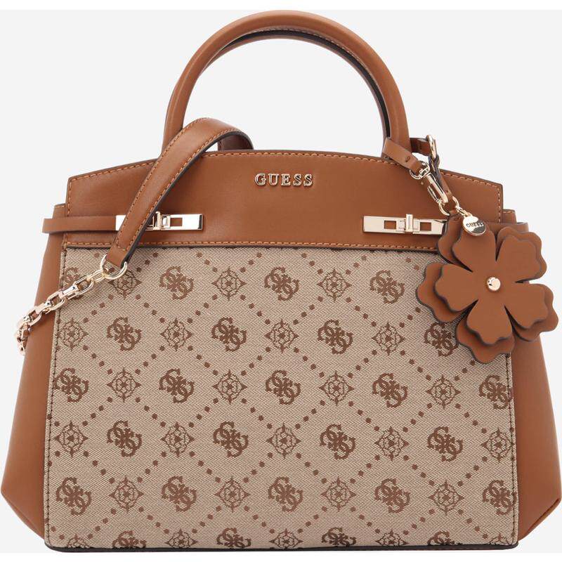 代购GUESS女士手提包磁扣开合外部拉链袋内部拉链袋配饰挂件