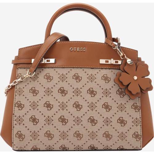 代购GUESS女士手提包磁扣开合外部拉链袋内部拉链袋配饰挂件