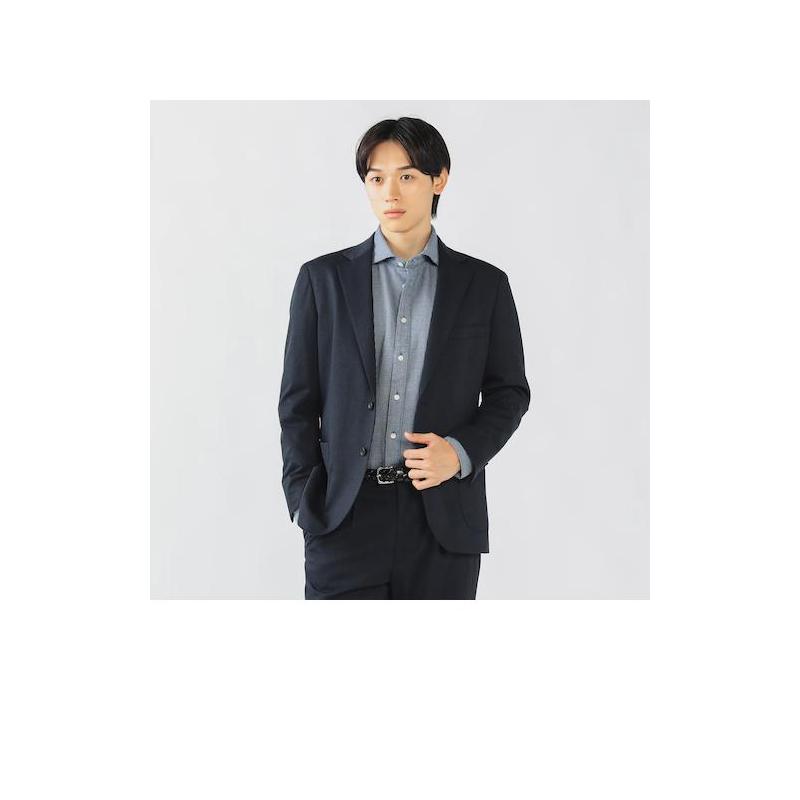 代购BEAMS男士夹克抗皱保暖羊毛混纺通勤商务外套爆款简约