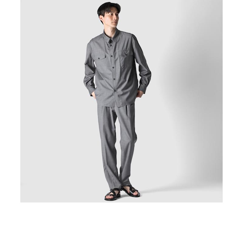 代购LANVIN浪凡男士休闲裤透气舒适修身垂感通勤休闲长裤百搭