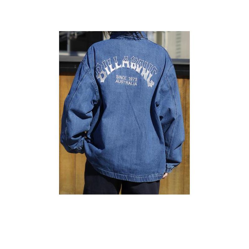 代购代购Quiksilver男士夹克防风保暖牛仔加绒春秋户外外套爆款