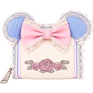 代购Loungefly女士迪士尼钱包卡槽收纳证件展示窗拉链闭合