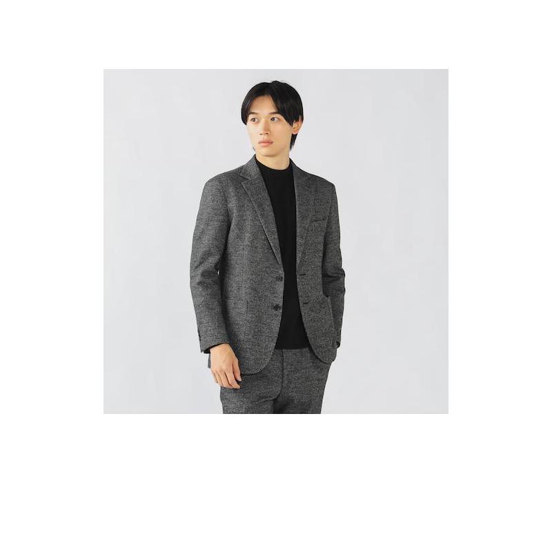 代购BEAMS男士夹克保暖防风千鸟混纺通勤商务外套爆款休闲