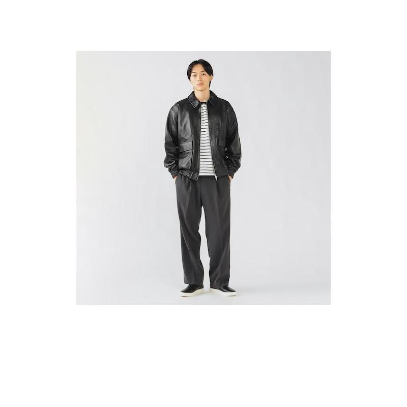 代购BEAMS男士夹克防风保暖皮质加厚秋冬通勤外套爆款休闲