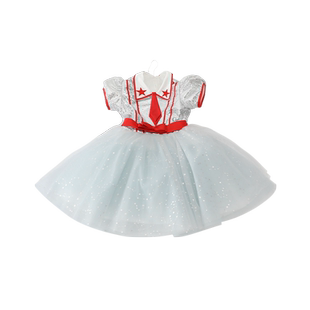 六一儿童礼服女童合唱服礼服公主裙小女孩主持人蓬蓬裙演出服装