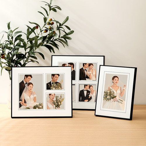 相框摆台简约现代12寸九宫格